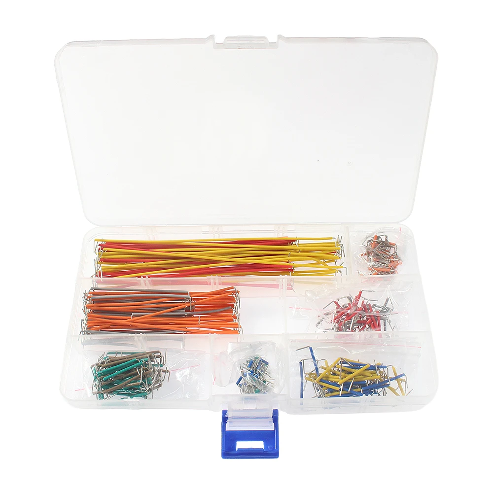 طقم سلك توصيل بلوح معمل مُشكَّ - مراجعة Breadboard 400 Point وسعره