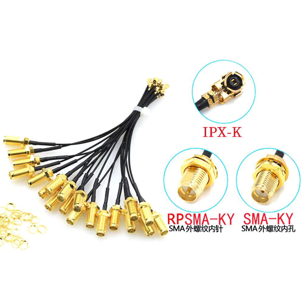 5 قطعة RP-SMA أنثى إلى U.FL IP - مراجعة Ipex Connector وسعره