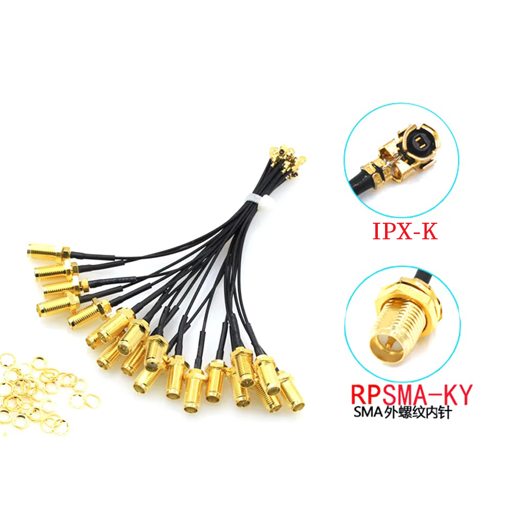 5 قطعة RP-SMA أنثى إلى U.FL IP - مراجعة Ipex Connector وسعره