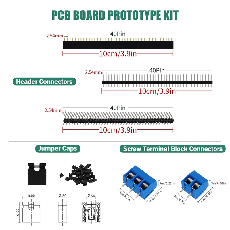 طقم نموذج لوحة دوائر PCB مكون  - مراجعة Perfboard وسعره