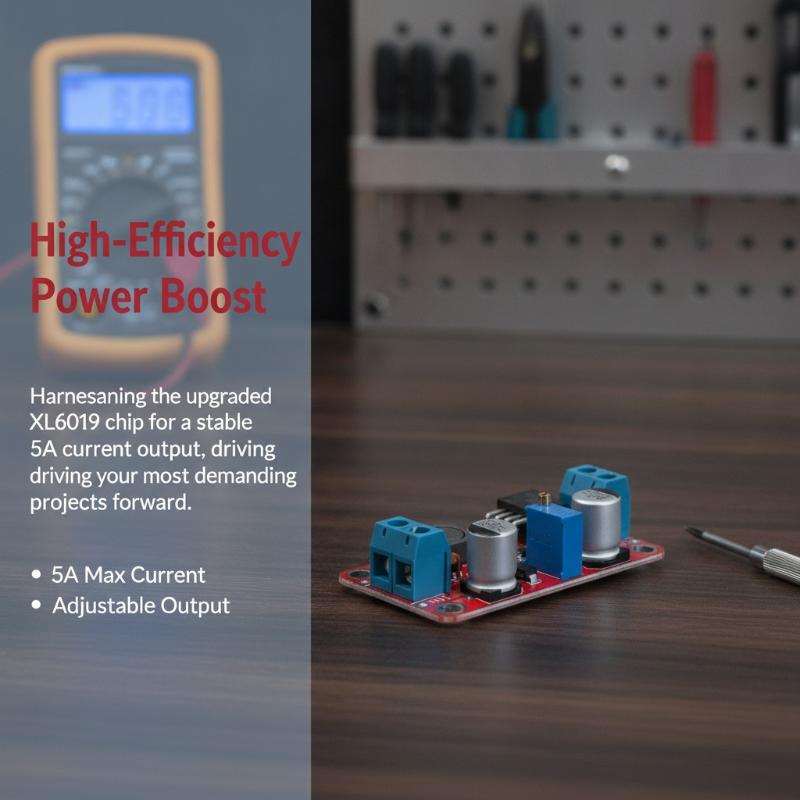 وحدة إمداد طاقة XL6019 DC-DC ب - مراجعة Boost Converter وسعره