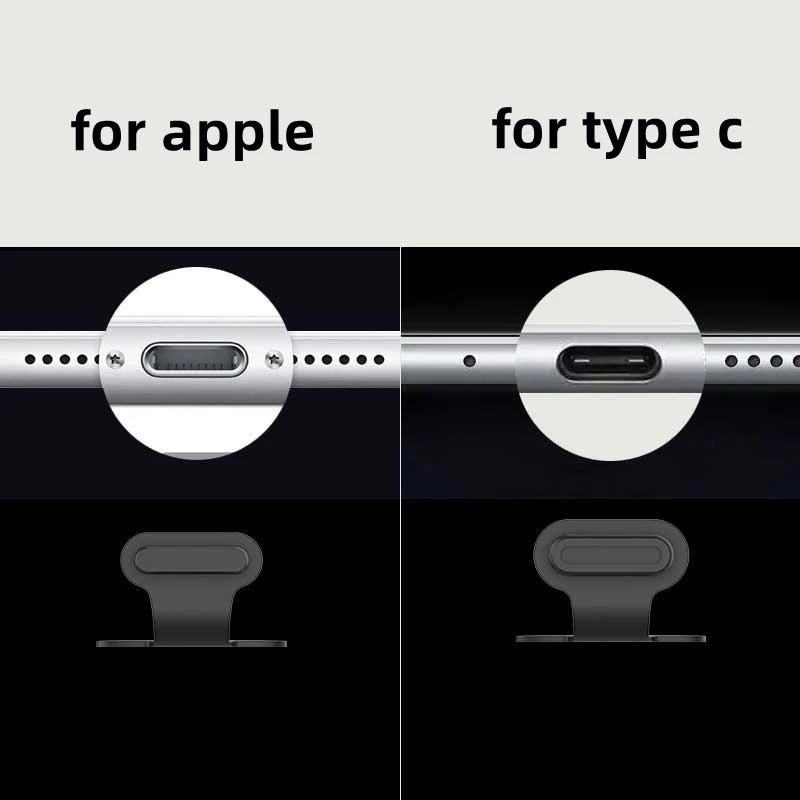 1/4/6 قطع من أغطية منافذ الشحن - مراجعة Usb C Cable وسعره