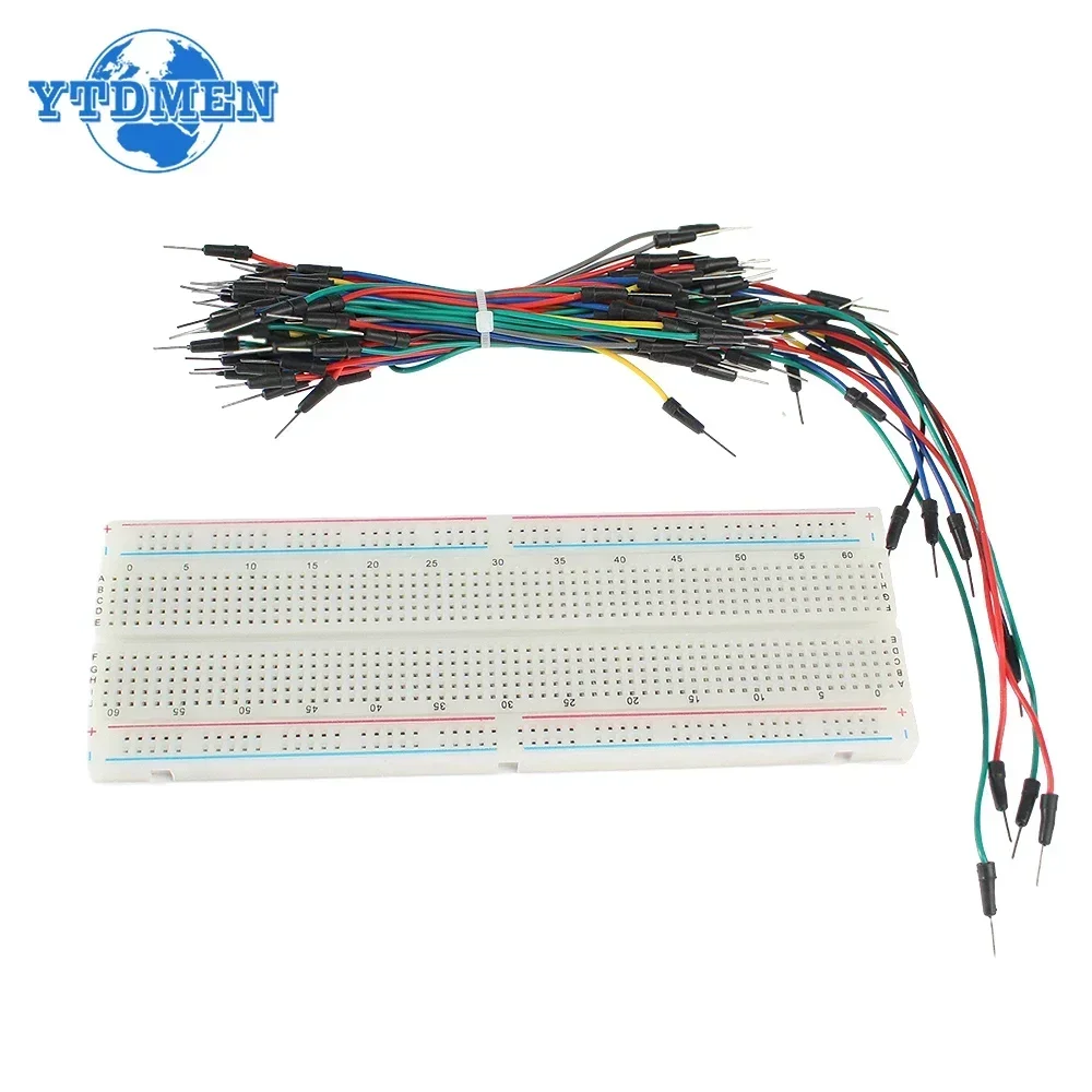 MB-102 اللوح 400 830 نقطة لحام - مراجعة Breadboard 400 Point وسعره