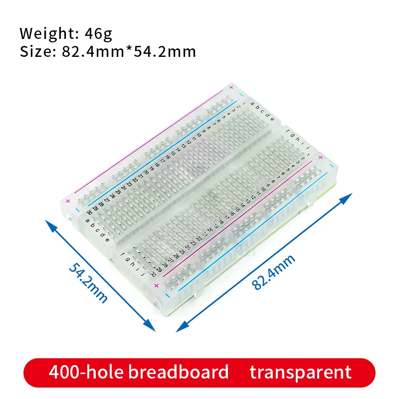 400 نقاط لحام PCB اللوح اختبار - مراجعة Breadboard 400 Point وسعره