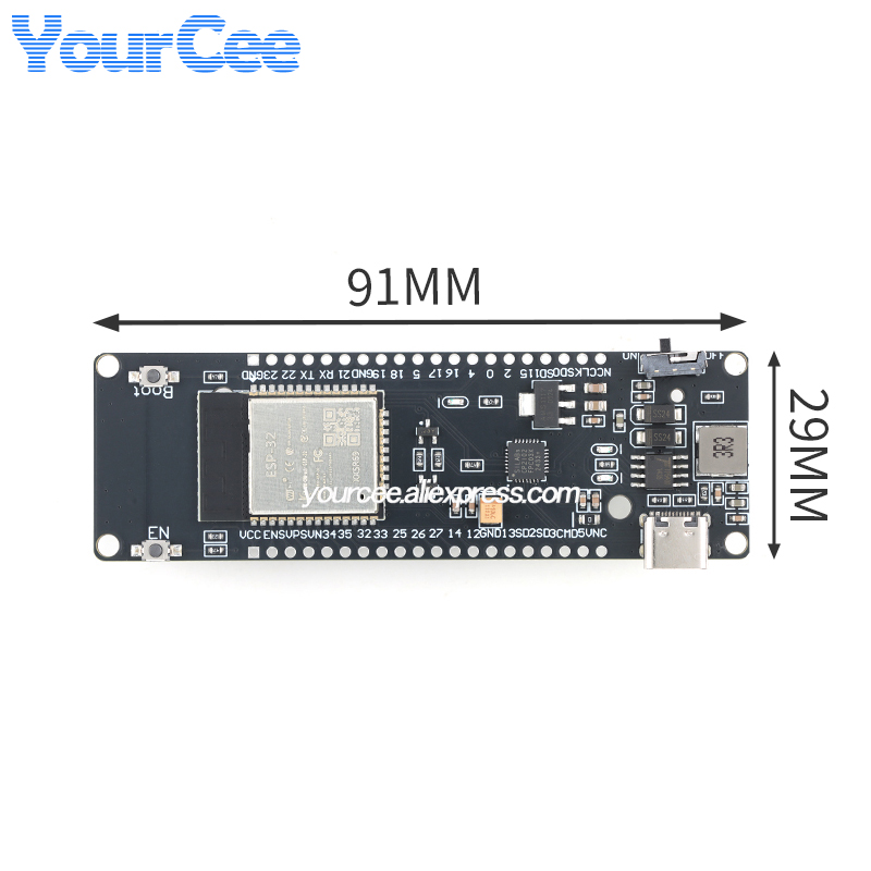 لوحة تطوير ESP32 مع واي فاي وب - مراجعة Esp32 Battery Holder Lipo وسعره