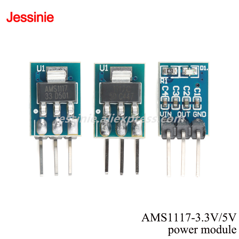 10 قطعة/1 قطعة AMS1117 3.3 فول - مراجعة Ams1117 Module وسعره