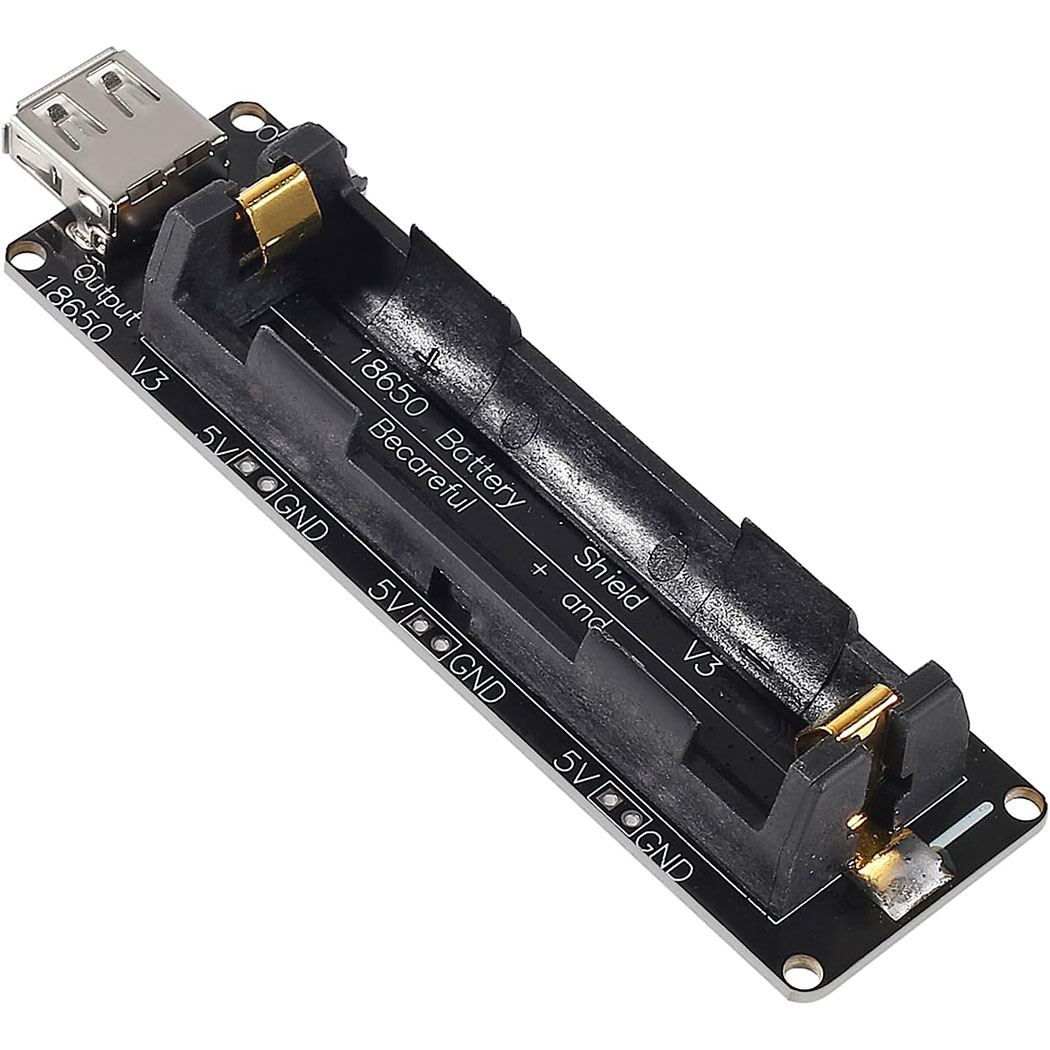 حامل بطارية 18650 (قطعتان) مع  - مراجعة Esp32 Battery Holder Lipo وسعره