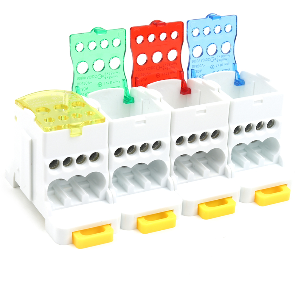 میں 6 آؤٹ ریل ٹائپ کوئیک وائر  - مراجعة Screw Terminal Block وسعره
