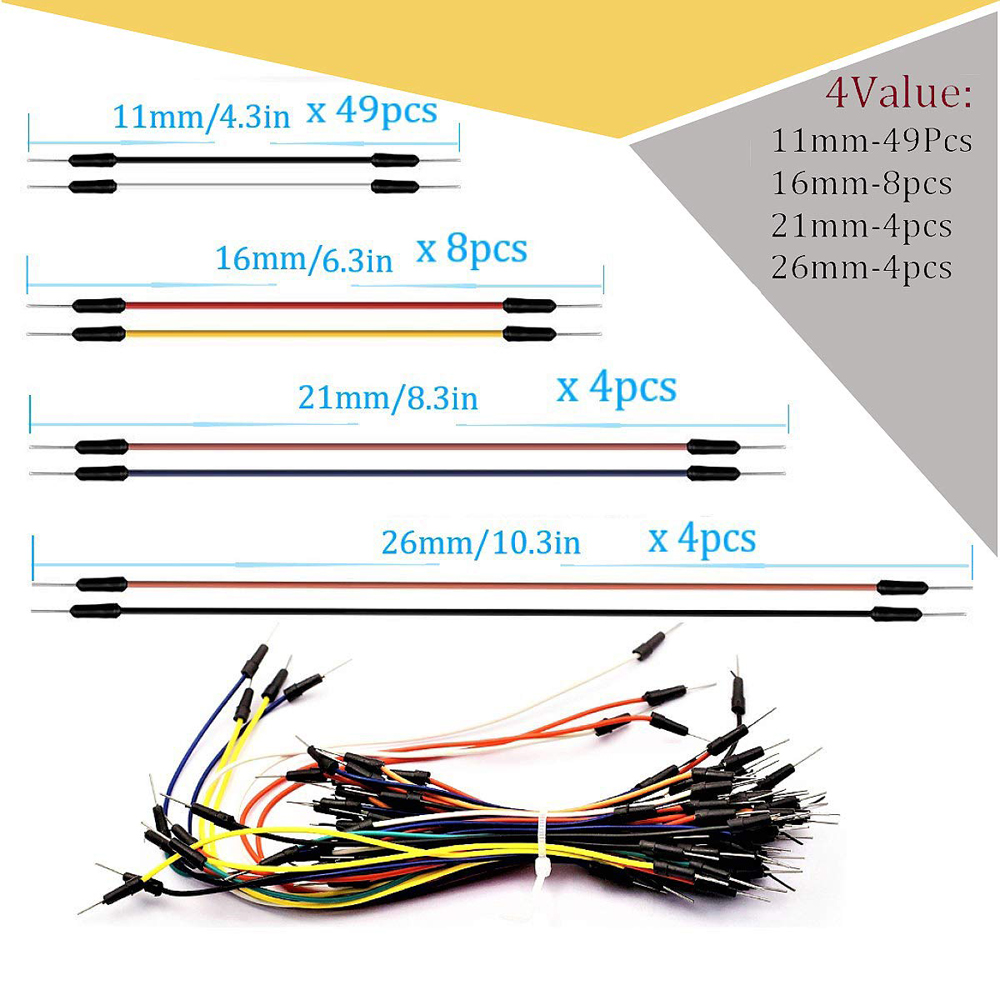 طقم أسلاك توصيل مع لوح خبز 400 - مراجعة Breadboard 400 Point وسعره