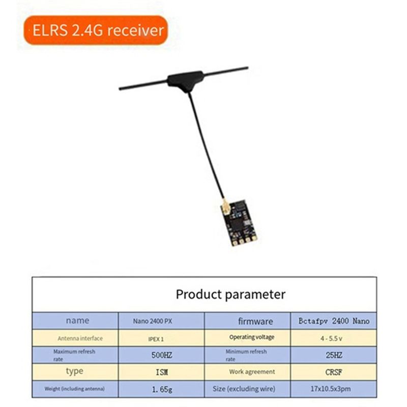 جهاز استقبال CYGJ-10PCS ELRS ب - مراجعة Antenna 2.4Ghz وسعره