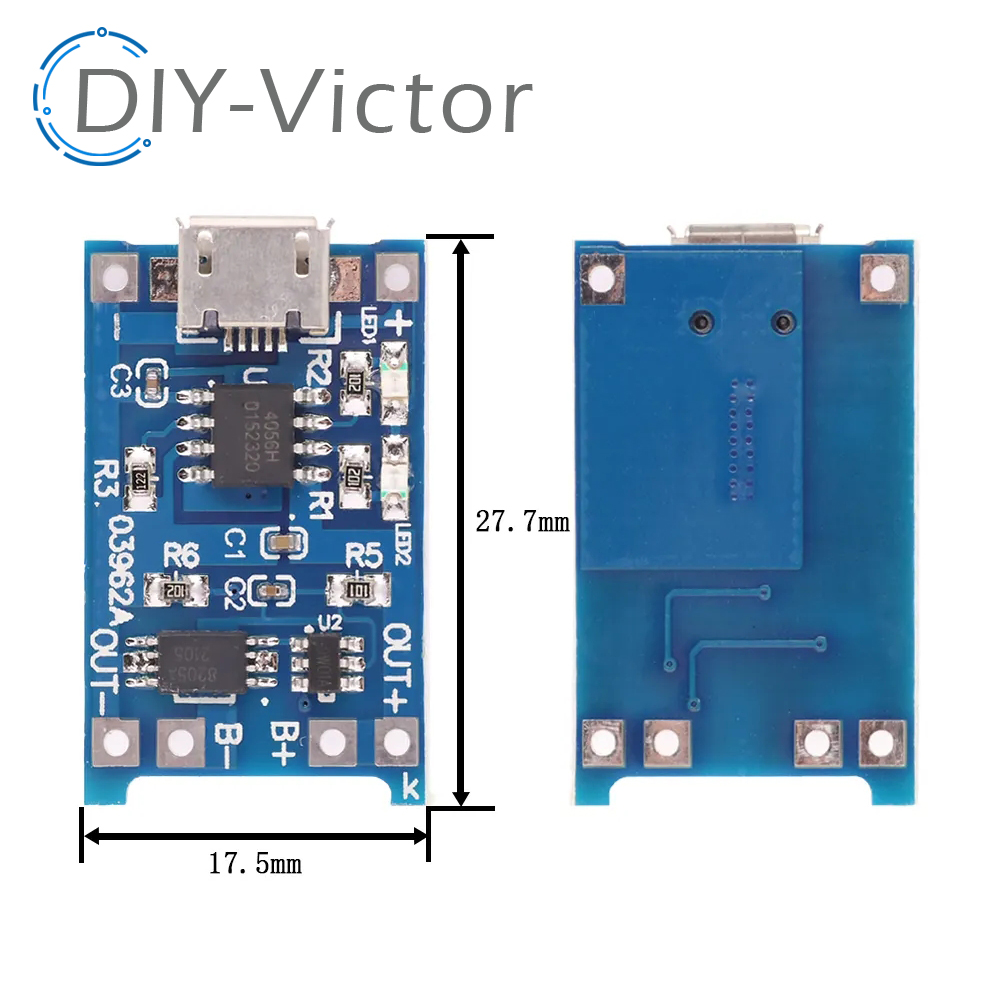 بطارية ليثيوم شحن المجلس لاردو - مراجعة Tp4056 Module وسعره