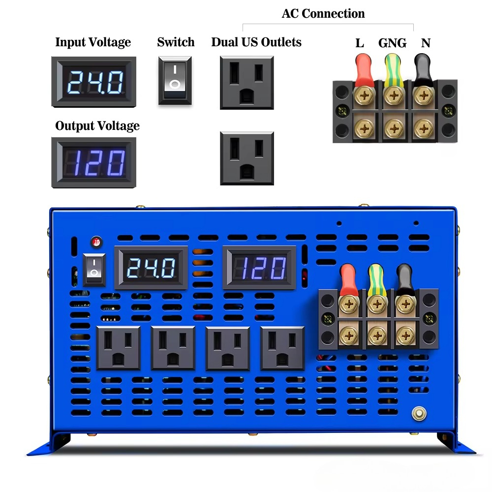 محول طاقة WZRLB بقدرة 8000 واط - مراجعة Dc Dc Converter وسعره