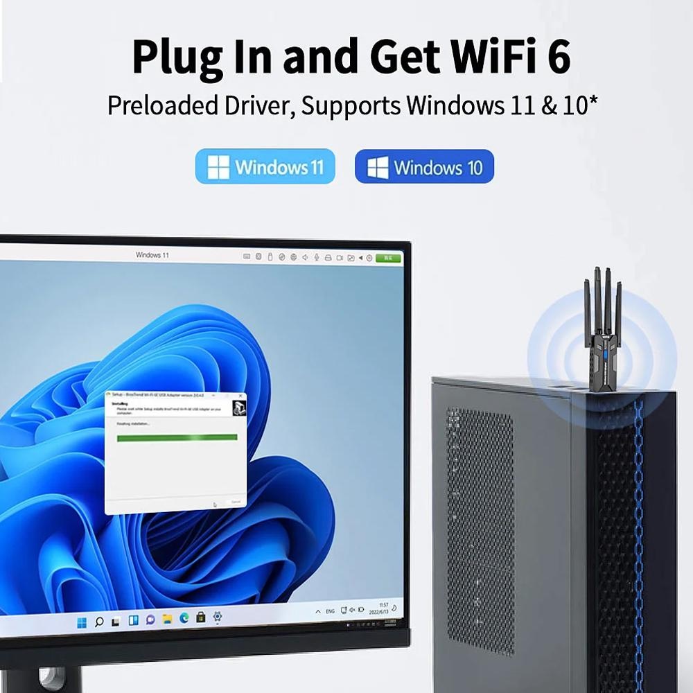 محول واي فاي 6 يو إس بي بسرعة  - مراجعة Antenna 2.4Ghz وسعره