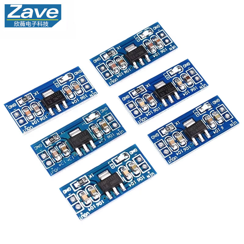 5 قطع وحدة إمداد الطاقة AMS111 - مراجعة Ams1117 Module وسعره