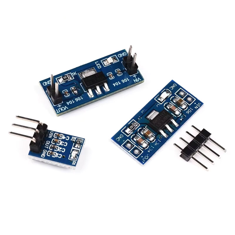 5 قطع وحدة إمداد الطاقة AMS111 - مراجعة Ams1117 Module وسعره