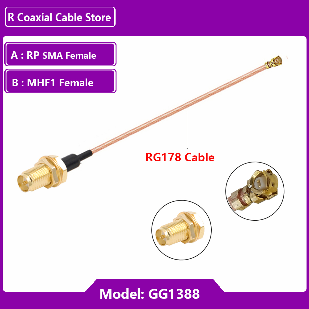 1 قطعة محول كابل تمديد هوائي و - مراجعة Ipex Connector وسعره