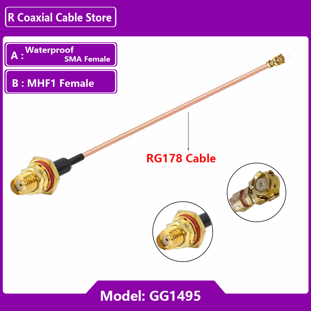 1 قطعة محول كابل تمديد هوائي و - مراجعة Ipex Connector وسعره